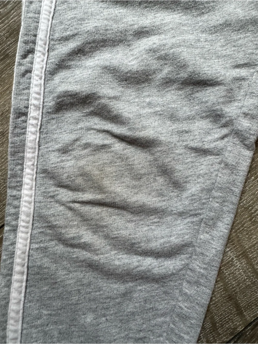 adidas Kids Gray Sweatpants with White Three Stripes
